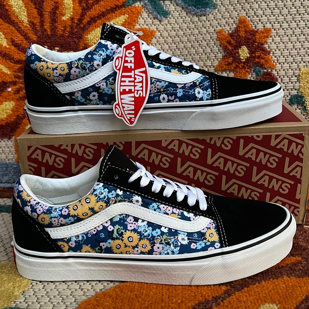 Vans Old Skool Floral Black/Multi WMNS sneakers - Picture 1 of 16